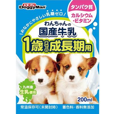 Doggyman Hayashi Domestic Milk for for Growth Period Up To 1 Year 200ml X 3 Pieces [Set Sale] Dogs, Old,