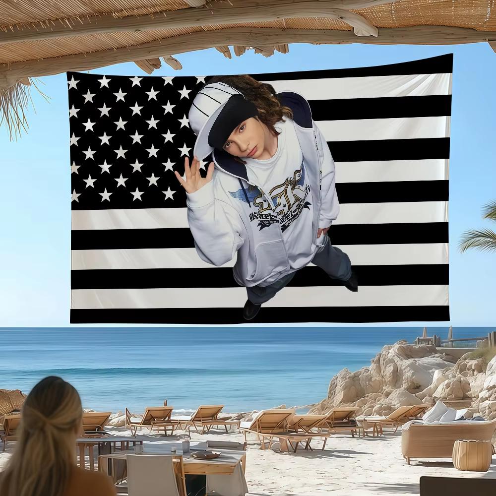 Tom Kaulitz Tokio Hotel Custom Flag  Printed Garden Camping Decor Party Backdrop Art  Family Gift for Fans