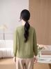 Spring 2026 Chinese-Style Sweater Set for Middle-Aged Women – Lightweight Knit Top