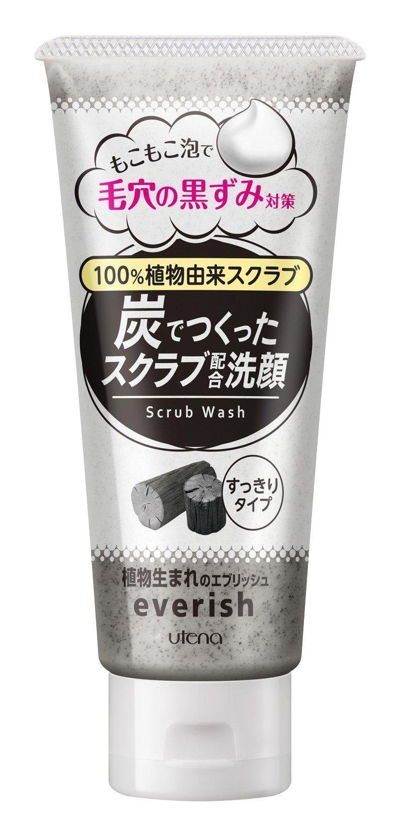 Utena Everish Charcoal Scrub Face Wash 135g