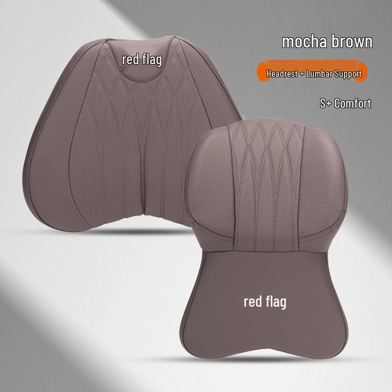 Hongqi Car Neck and Lumbar Support Cushion for HS5, HS7, H9, E-QM5, H5