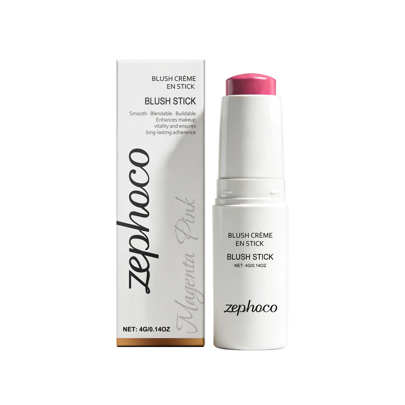 

Zephoco Soft Mist Long-Lasting Blush Stick: Lightweight, Smooth Texture for Everyday Use. 4g (For export sales only, not for domestic sale)