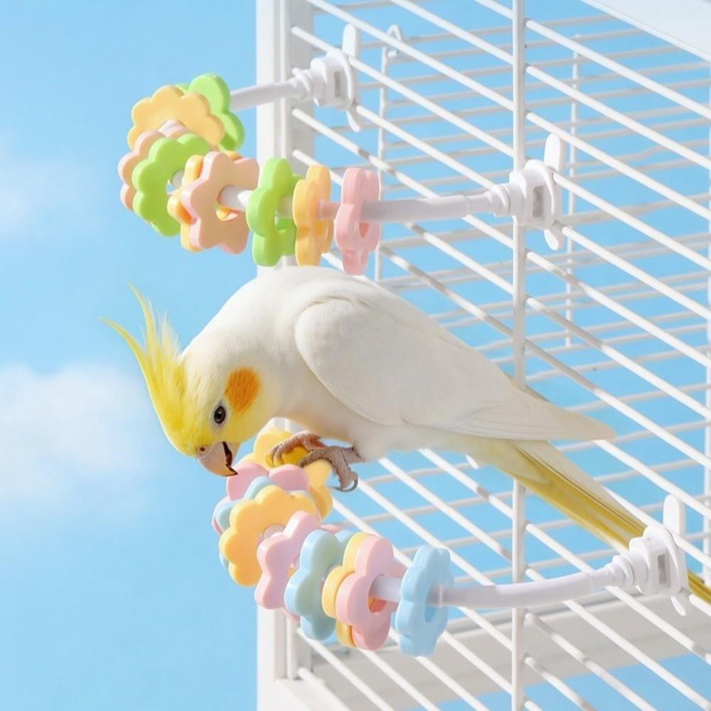 Bite Resistant Parrot Perch Toy Wear Resistant Beak Grinding Rack Cage Accessories