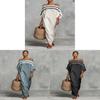Polyester Striped Loose Fit Dress For Casual Spring Fashion