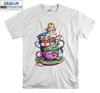 Maglietta Alice nel Paese delle Meraviglie Maglietta Film Cartone Animato Uomo Donna Unisex Maglietta 2485