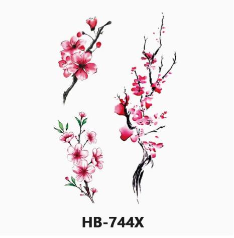 Rose Full Arm and Half Sleeve Temporary Stickers for Body