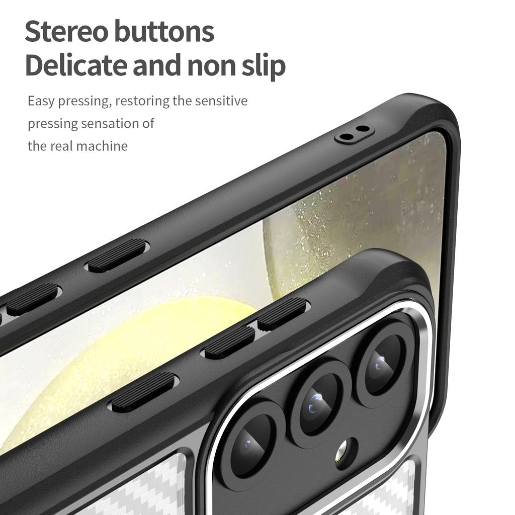 For Samsung Galaxy S25/S24 Case Compatible with MagSafe TPU+PC Drop-Proof Magnetic Phone Cover