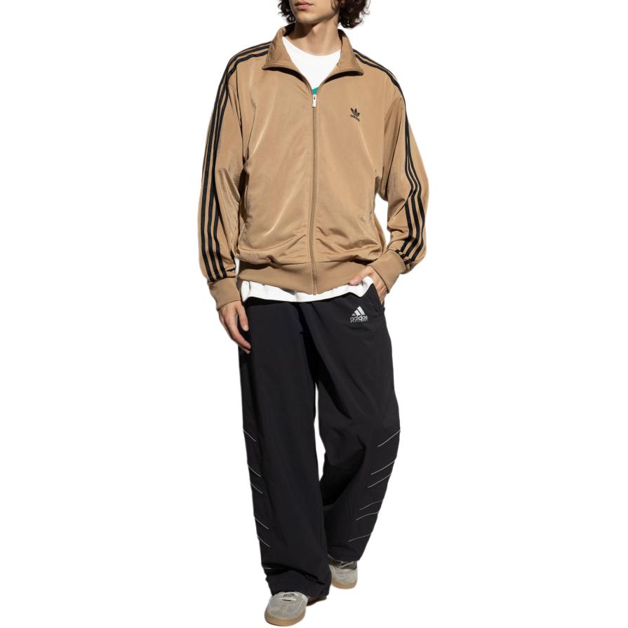 Adidas Originals Stand Collar Zipper Long Sleeve Loose Jacket Men jackets JY6366