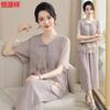 Hengyuanxiang Women's Chiffon Chinese Style Summer Outfit