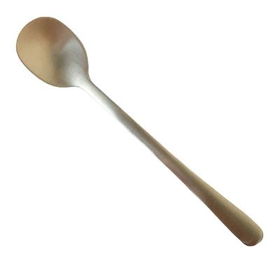 Korean Style Stainless Steel Seasoning Spoon Round Thickened Mixing Spoon Coffee Tea Dessert Spoons Mixing Spoon Tableware