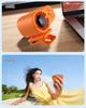 T511 Portable USB Neck Clip Fan – Large Capacity, Rechargeable, Outdoor Carry-on