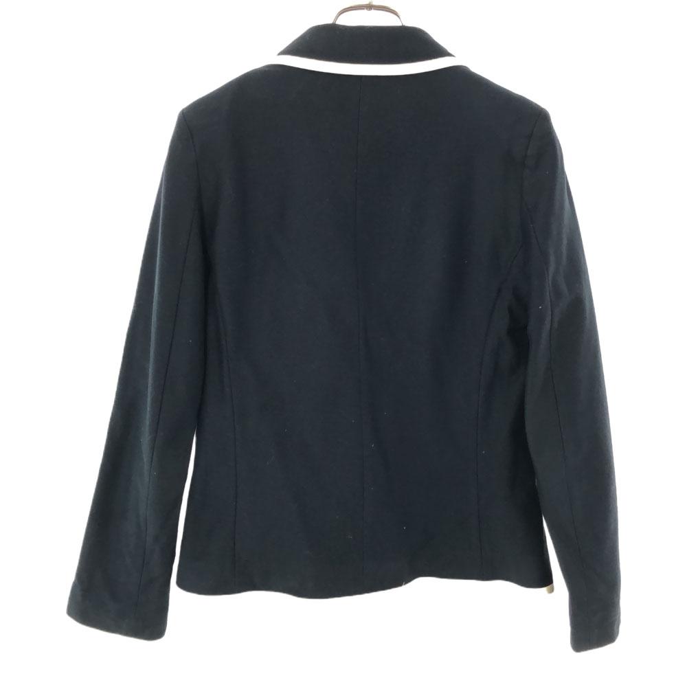 FRED PERRY made in Japan tailored jacket S black Back stripe Women Used