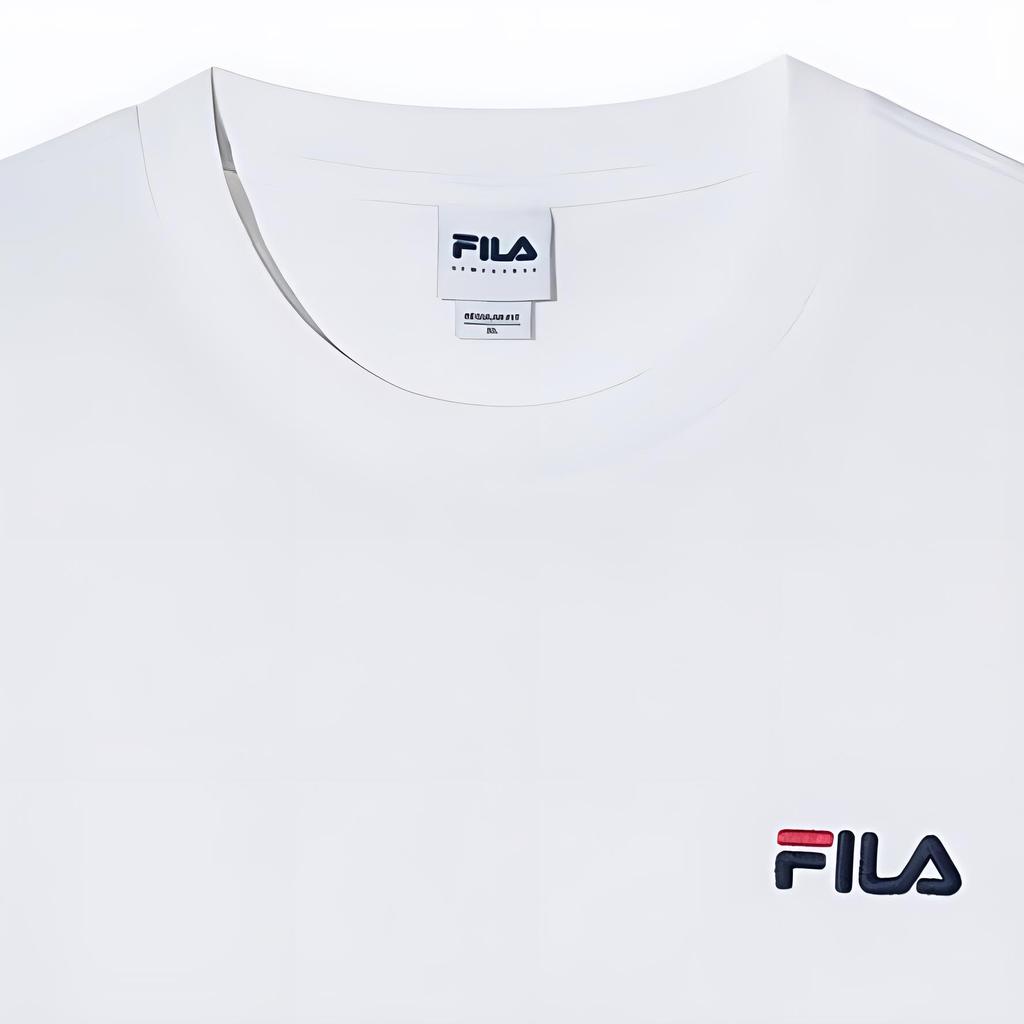 New FILA T Shirts Unisex Gray White OWH FS2RSH2101X-OWH