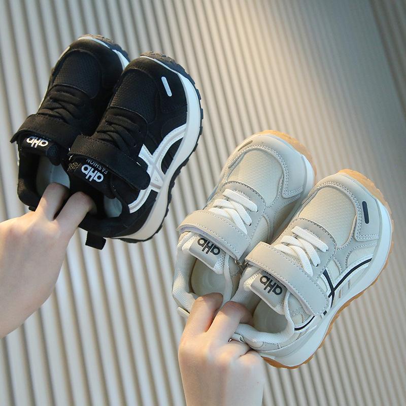 Printemps Automne Enfants Agam Baskets Garçons Chaussures Décontractées Filles Blanc Semelle Souple Bambin Chaussures Papa