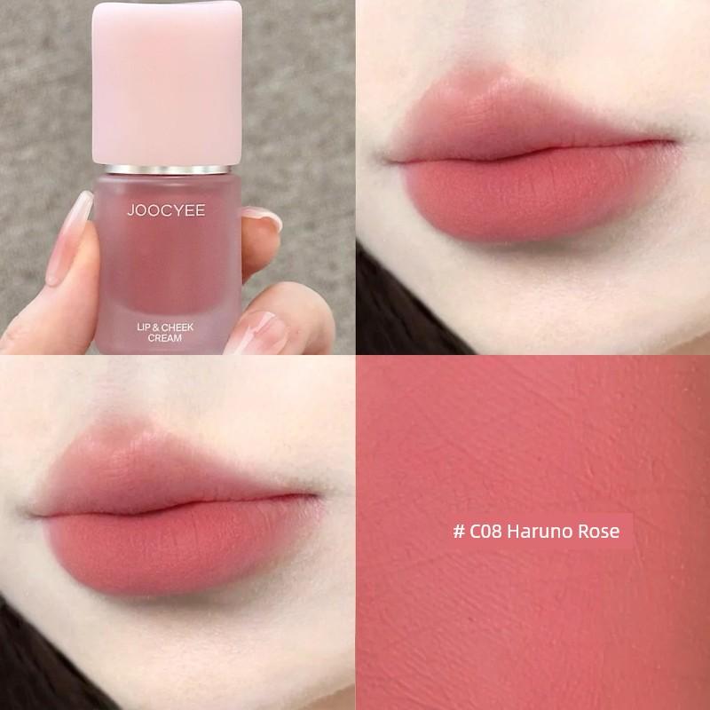 Spring Day Outing~Joocyee Multi-Use Cream Water Gloss Lip Glaze Lip Mud Lipstick Blush Eyeshadow Solid Lip Gloss for Women