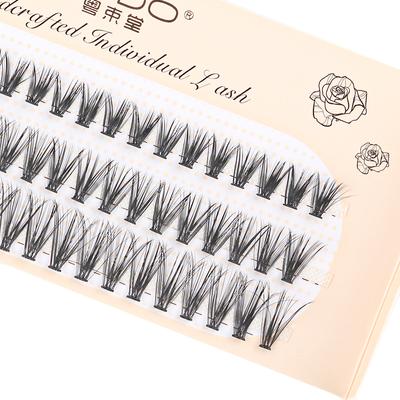 3 sor 60 csomag egyedi szempilla 8/10/12mm előre elkészített volumen ventilátor szempillahosszabbítás hővel kötött DIY sminkeszköz szempillák