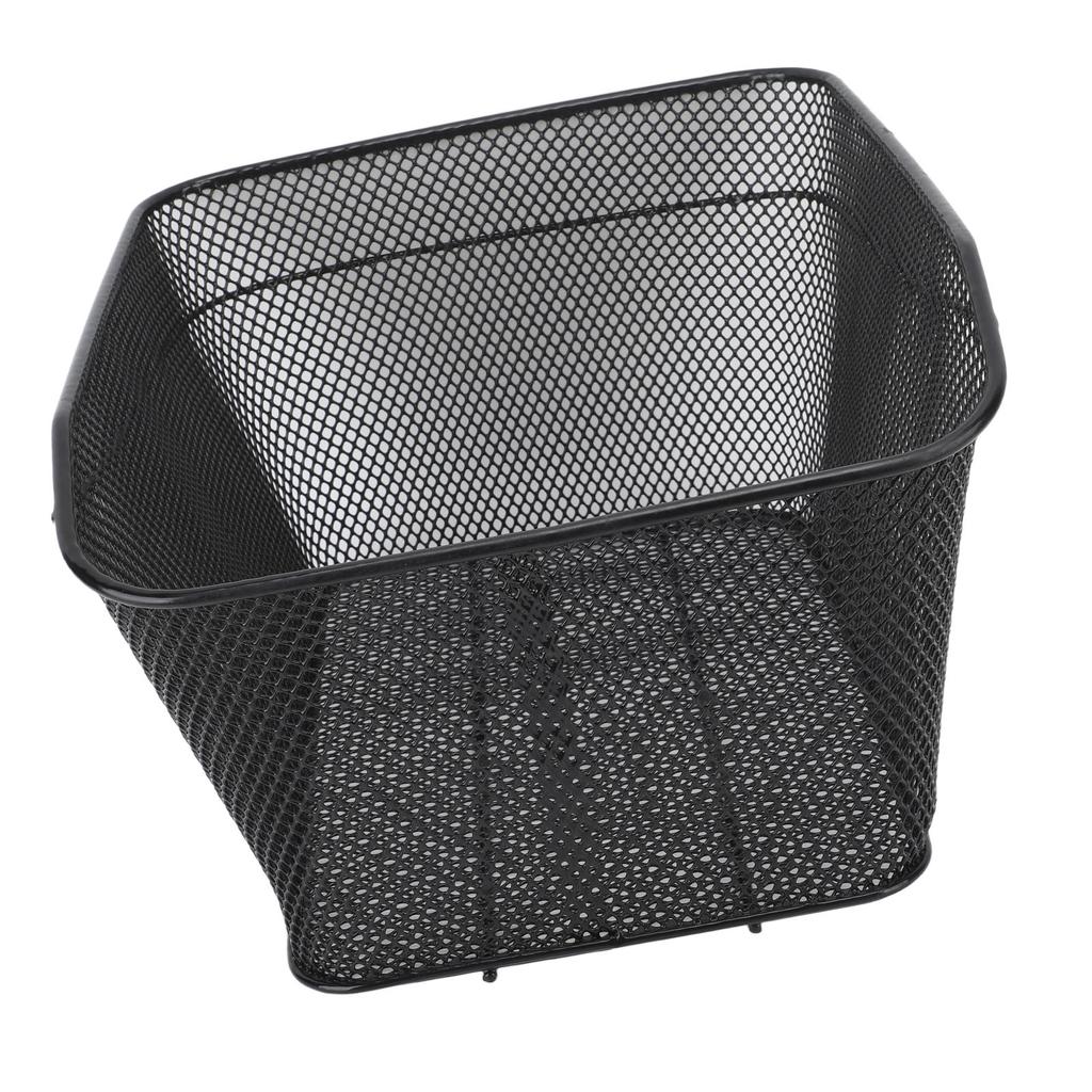 Rear Bike Basket High Strength Metal 44lb Load Bearing Large Capacity Metal Bike Basket Rear for Replacement Storage