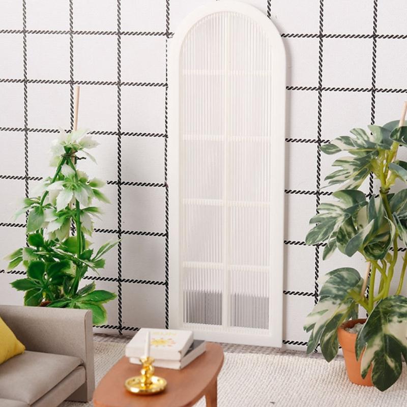 Plastic Miniature Doll House Window Frame For Creative Doll Accessories Photo Props