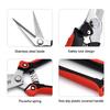 3 PCS Pruning Shears for Gardening Tree Trimming Hand Pruner Manual Garden Secateurs Branch Cutter Stainless Steel
