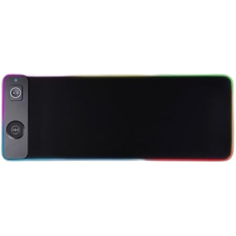 Large color gaming pad power mat color gaming mat with 15W charging for mobile phones, headphones...