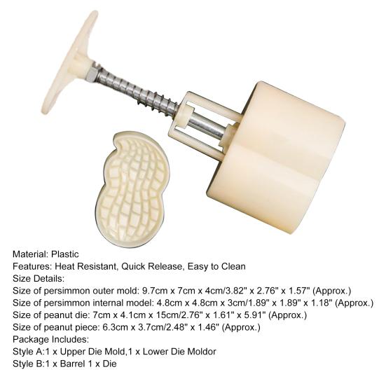 1 Set Mid-Autumn Pastry Baking Tools Easy Demoulding Moon Cake Making Heat-resistant Cake Cookie Mold for Bakery