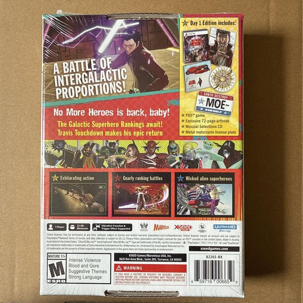 [USED] PS5 No More Heroes 3 Overseas Limited Edition Day 1