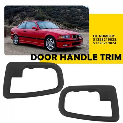 Pair Interior Door Handle Trim Right&Left 1992-1999 E36 Fit BMW 1992-1999 3-Seri