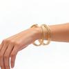 Stylish Unisex Open End Bracelet Presenting Angular Design Charm Sturdy And Comfortable Wristband Jewelry