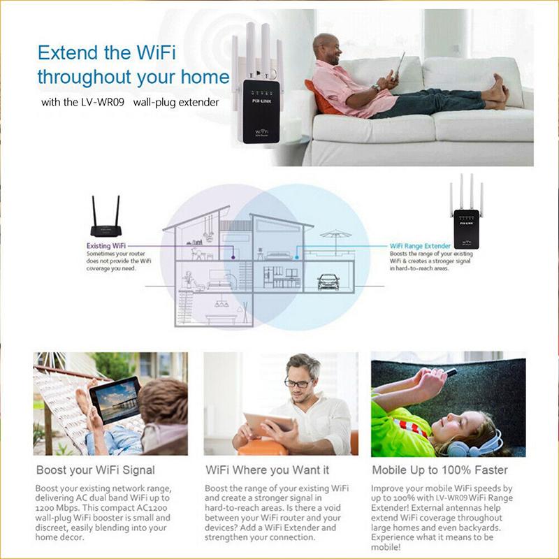 Buy Dagu WiFi Extender Plug and Play Wireless Range Router Network Booster at