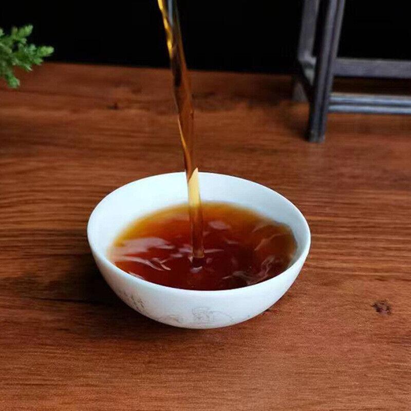 Puerh Tea Brown Mountain Banzhang Pure Material Puerh Ripe Tea Cake 357g/12.59oz