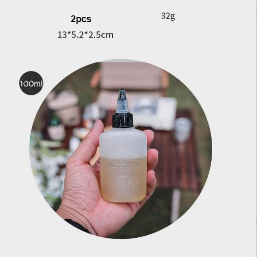 100ML Seasoning Bottles 13*5.2*2.5cm Camping Packaging Cans Barbecue Supplies