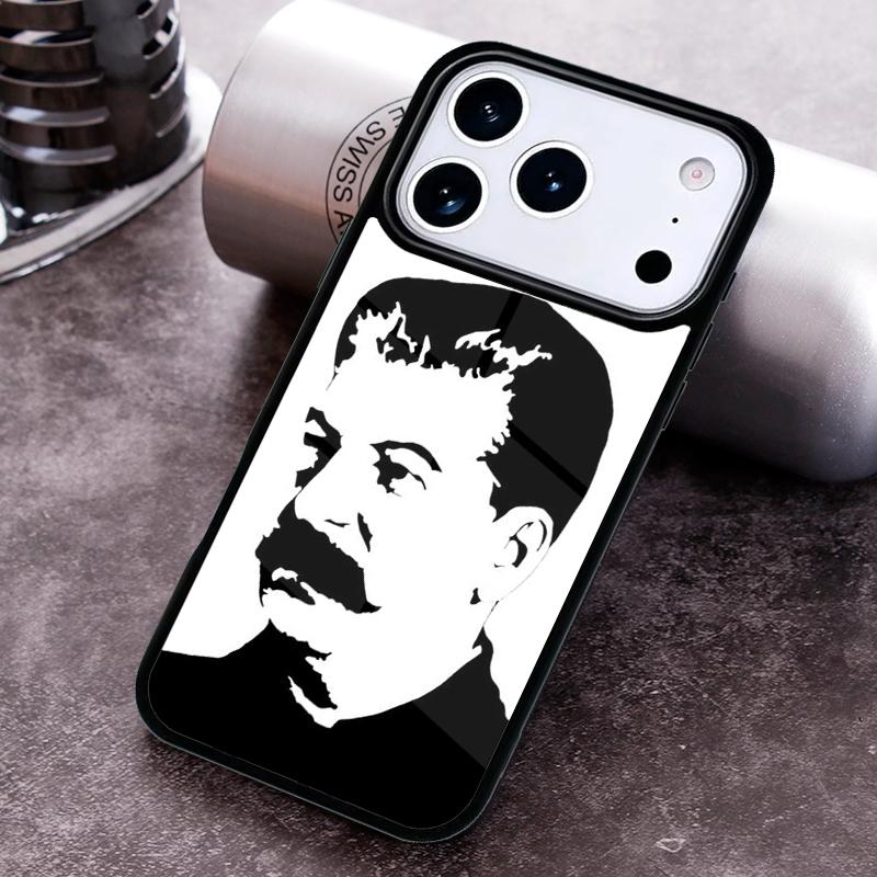 USSR CCCP Stalin Phone Case For iPhone 17,16e,15,14,13,12,11,Mini,Pro,MAX Soft Silicone Cover