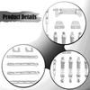 Metal Shock Absorber Mount RC Car Parts Modification Spare Part Professional Replacement Upgrades