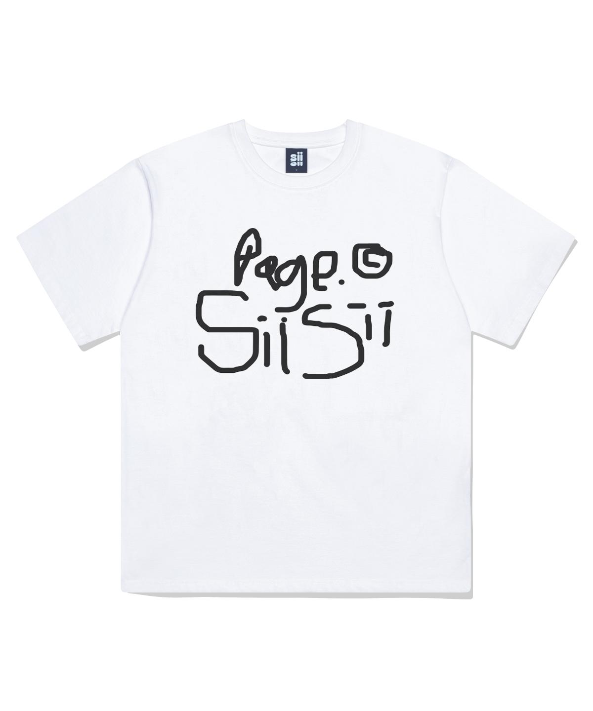 Page Cc Doodle Page Cc Printed Short Sleeve T-Shirt White M