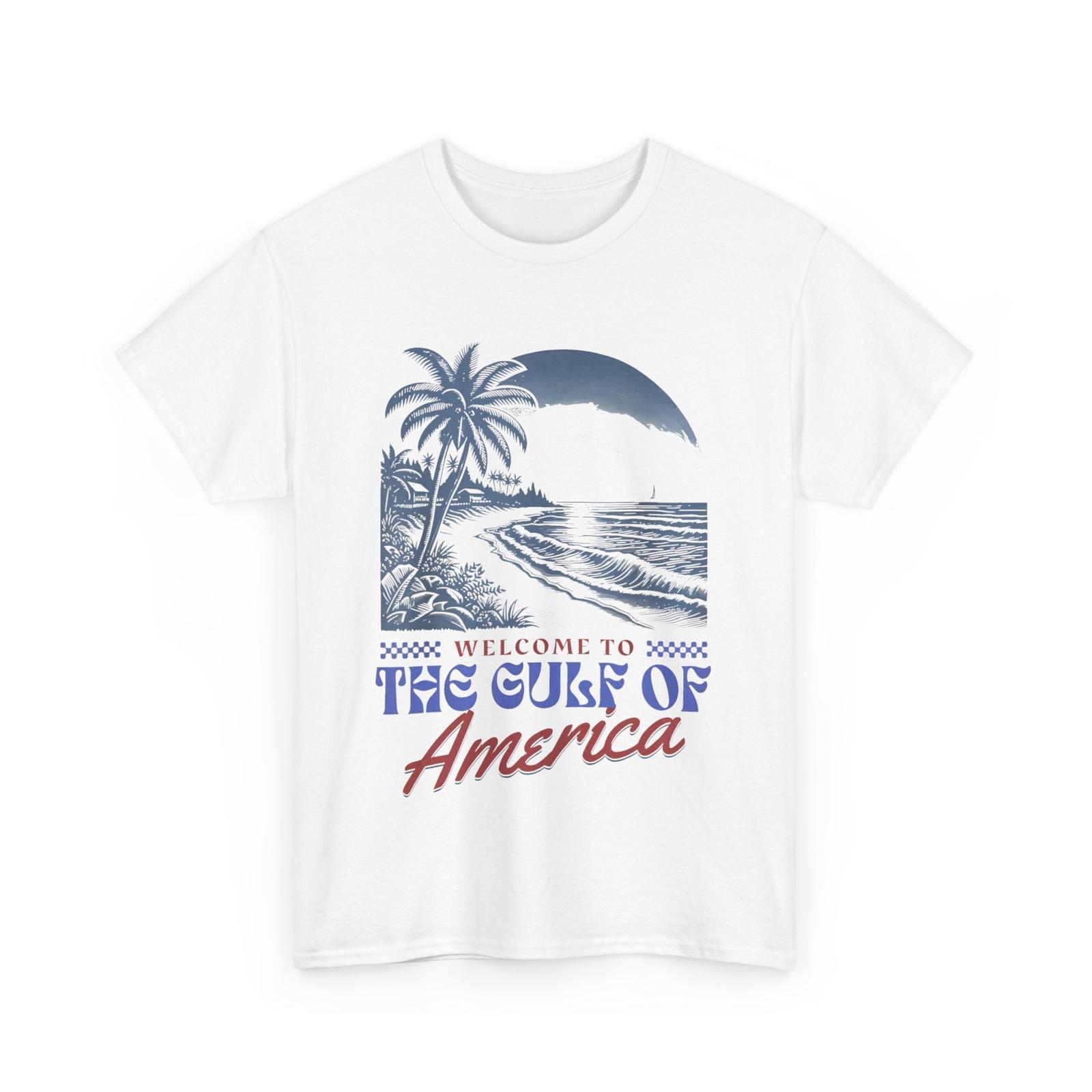 Welcome To America Gulf Retro Vintage Beach T-shirt L