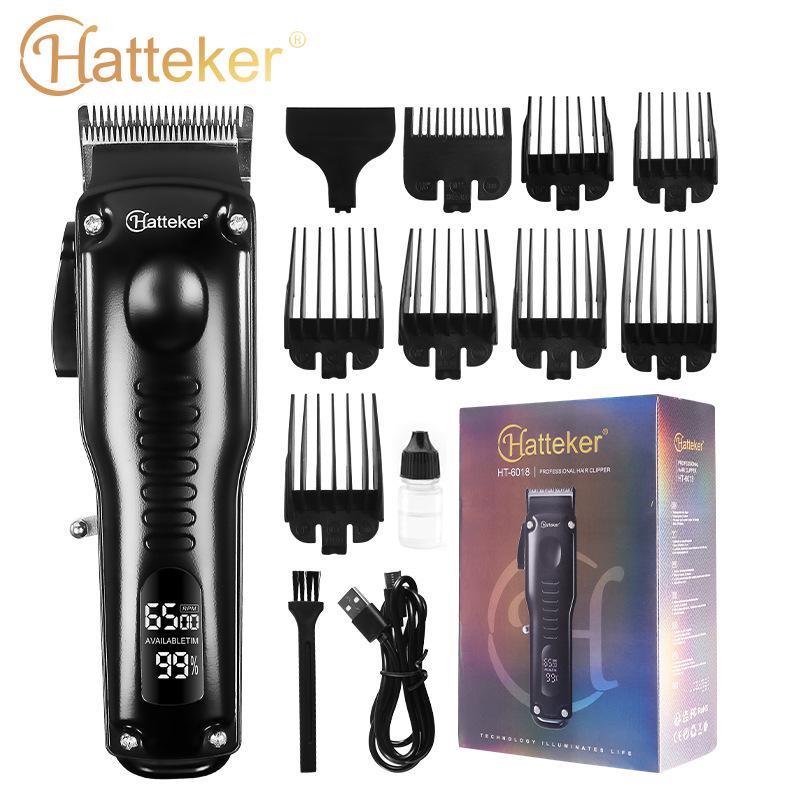 Hatteker High-Power Electric Hair Clipper & Trimmer for Professional Home Barbering