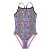 Slazenger Girls Animal Print One Piece Swimsuit