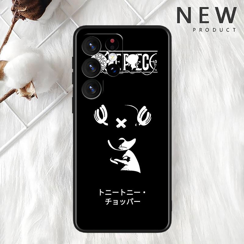 O-nes-hP-ieces Retro Art For Samsung M62 M52 M33 M32 M31 M30 M23 M22 M21 Note 20 10 9 8 Ultra Plus Lite Black Phone Case