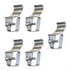 5 Pieces Hooks for Siding Clips Stainless Steel Decorative Hanging Hangers