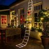 Santa Claus climbing ladder lantern decoration 1.6meters multi-colored