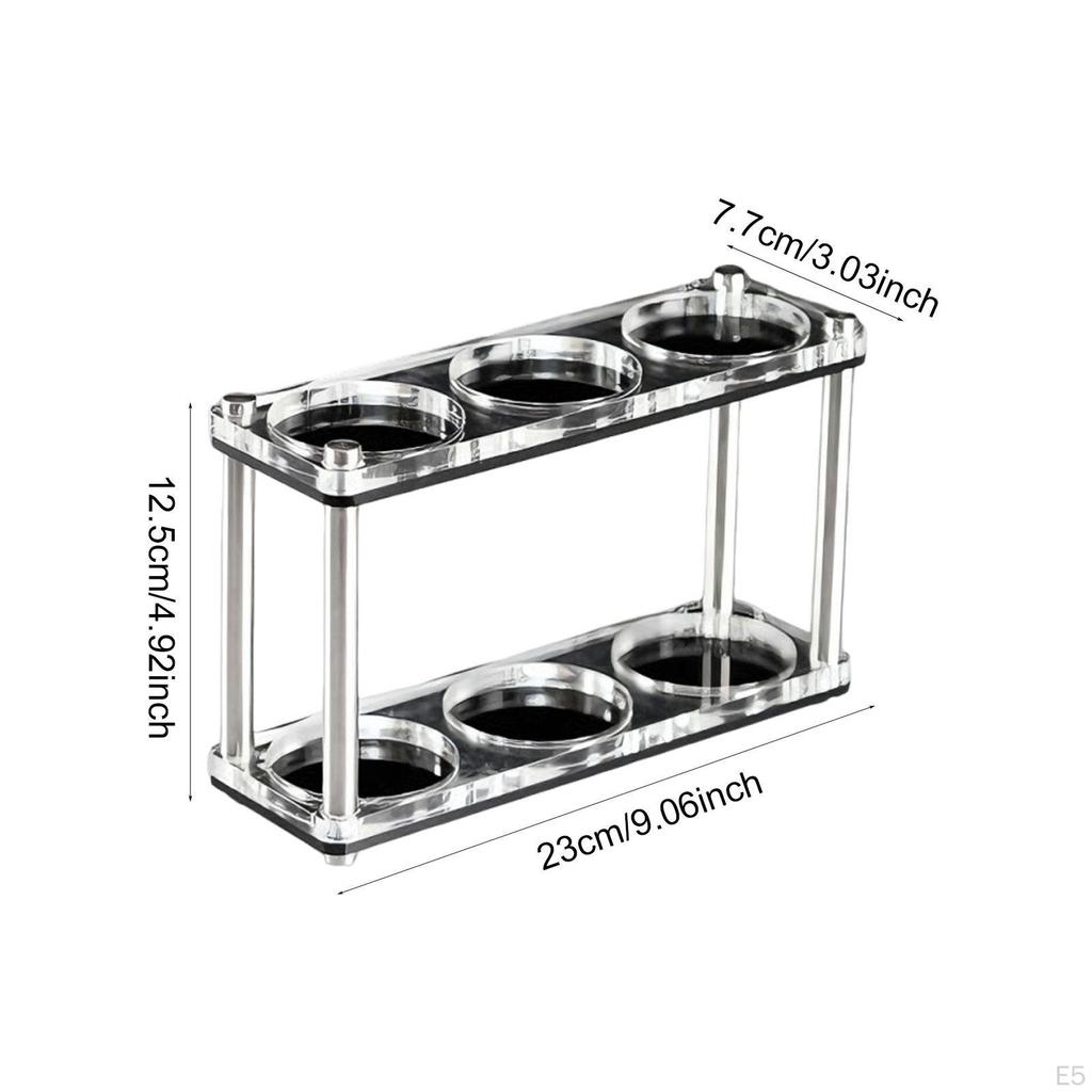 Espresso Tamper Station Coffee Holder Fits 51mm 53mm and 58mm Sturdy Acrylic Tools