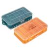 Double-Side Hardware Organizer Box Transparent Plastic Tool Organizer Compartment Rectangle Box Case for Screws Nuts Nails Bolts