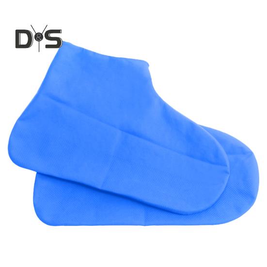 1 pár návleků na boty do deště Vodotěsné Zesílené Silikonové Lehké Skládací Provedení Snadno se Čistí Vysoká Elasticita Návlek na holínky