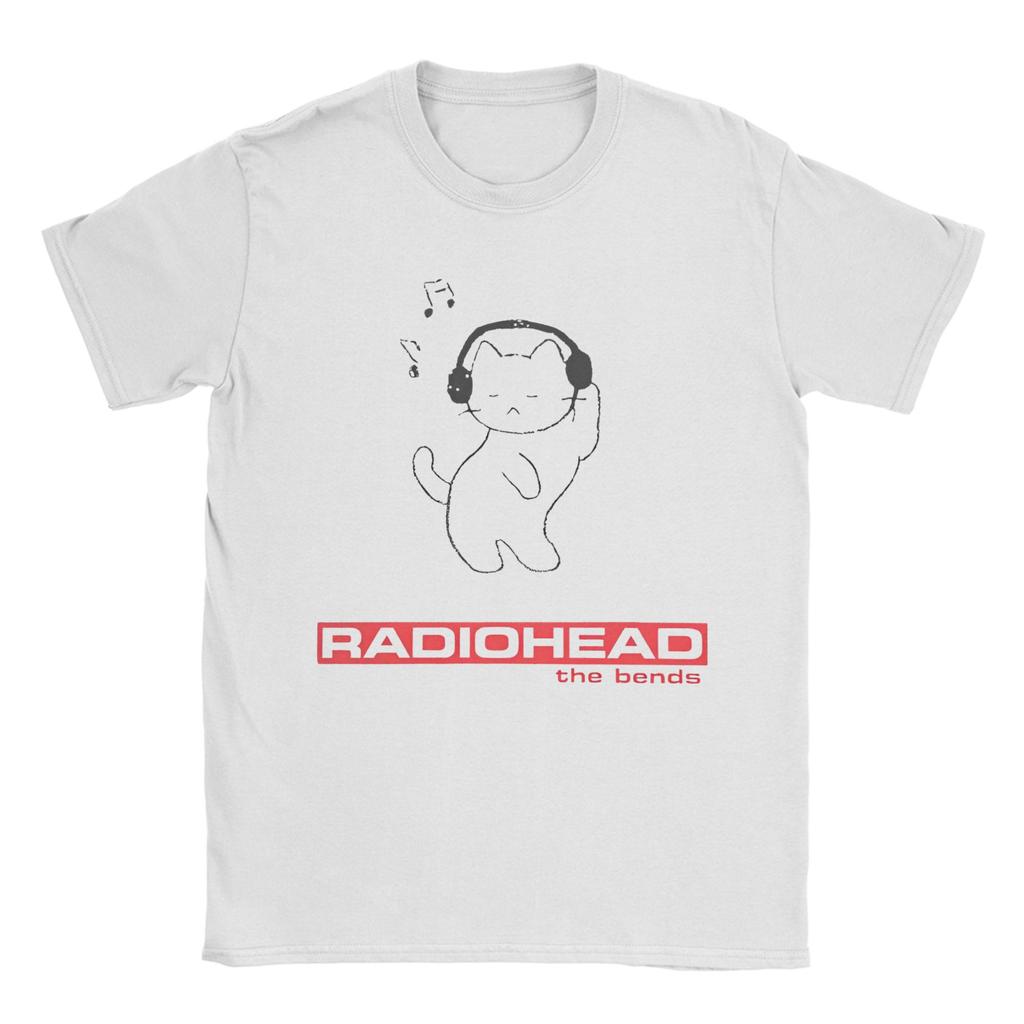 Radiohead Rock Vintage Hip Hop T Shirts Men Women Cotton Leisure T-Shirt Crewneck Tees Short Sleeve Clothes 4XL 5XL