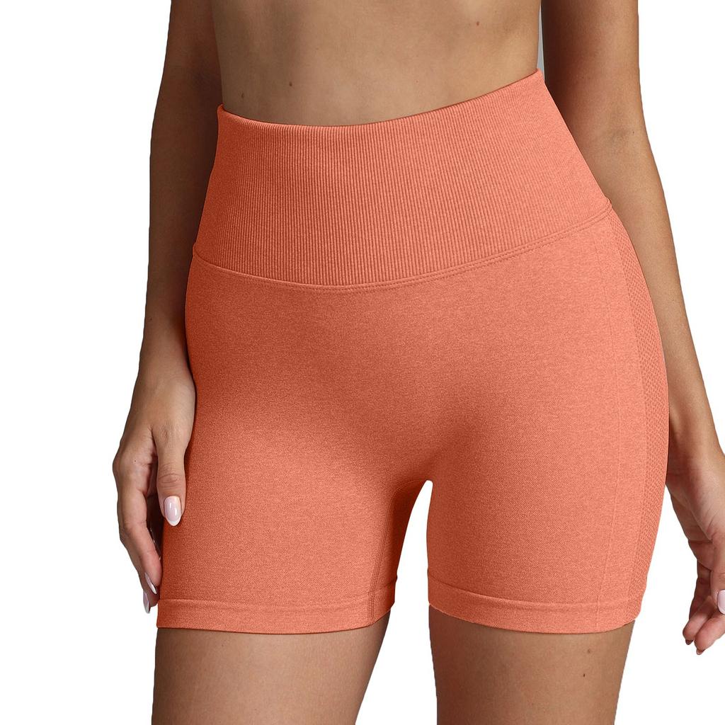 High Waist Seamless Yoga Shorts for Women Tummy Control Butt Lifting Stretchy Workout Running Activewear Bottoms