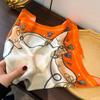 French Elegant High-end Silk Scarf Women's Spring Versatile Mulberry Silk Scarf Ins Temperament Light Luxury Small Silk Scarf