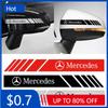 Autoaufkleber 2 Stück Auto-Rückspiegelaufkleber Auto-Karosserie-Dekor Aufkleber für MERCEDES BENZ AMG ML GL SL W211 W204 W210 W203 CLA GLA A