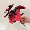 12pcs Dark Gothic Style Artificial Black Rose Flowers Bouquet for Wedding Bridal Shower Home Decor Valentines Day Gift