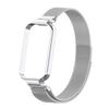 Xiaomi Smart Band 9 Active İçin Milan Kordon Metal Koruyucu Kılıf Tampon Manyetik Halka Bileklik Redmi band 3Watch İçin