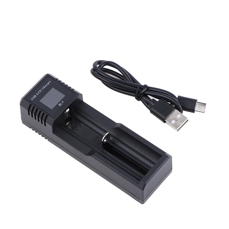 

Usb Charger Lcd Battery Smart Charger 1 / 2 Slots Charger For 18650 3.7V Rechargeable Li Battery For 1.2V Ni-Mh Aa /Aaa Battery EL1 TYPEC